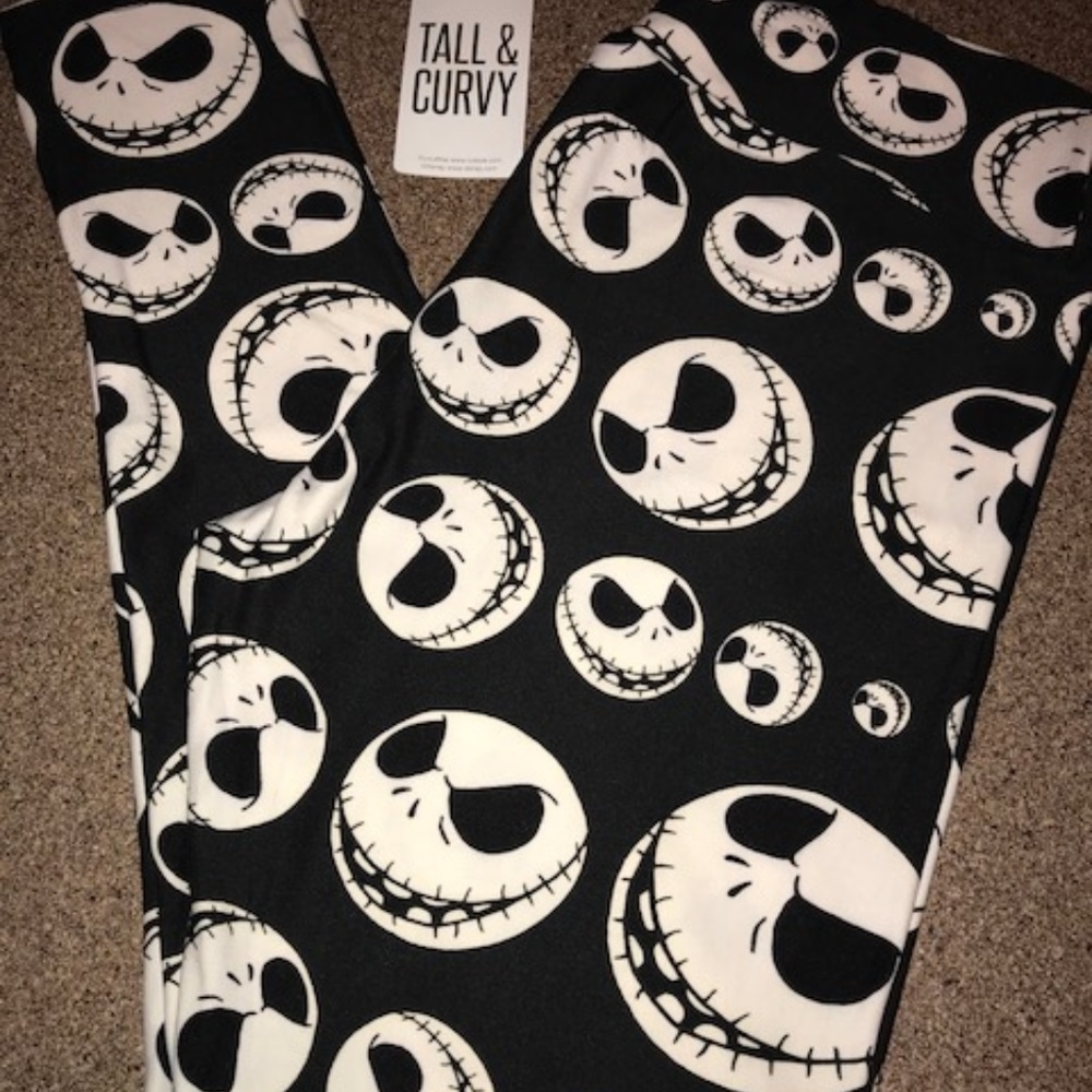 LuLaRoe Jack Nightmare Before Christmas Legging TC